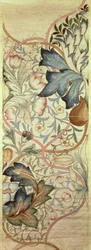 Originalentwurf für die Artischockenstickerei von Morris, ca. 1875
